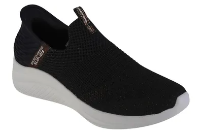 Produktbild von Skechers Damen Sneaker Slip-Ins Glitter Me Ultra Flex 3.0 Schwarz Textil