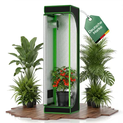 Produktbild von Grow Zelt für Pflanzen 40x40x160cm Zuchtzelt Gewächshaus Kingpower