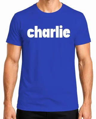 Imagen del producto de Camiseta para hombre, color azul, talla XL, con el texto "Charlie", "Kirk", "Protesta", "Repúblicano", "Patriota"