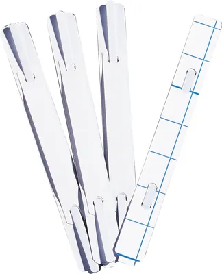 Zdjęcie produktu dla Paski zszywające 2x15cm samoprzylepne białe 100 szt./opak.