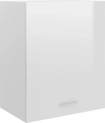 Produktbild von Hängeschrank Hochglanz-Weiß 50x31x60 cm Holzwerkstoff 801265