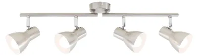 Immagine prodotto di Lampada da soffitto Spot lampada retrò orientabile E14 25 W argento metallo Briloner