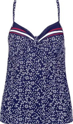 Produktbild von LASCANA Bügel-Tankini-Top Minimal marine-bedruckt Größe 48 Cup E