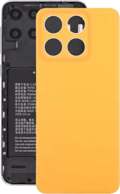 Productafbeelding van Achterkant batterijklep voor ZTE Blade A55 met camera-afdekking, vervangingsonderdeel, oranje