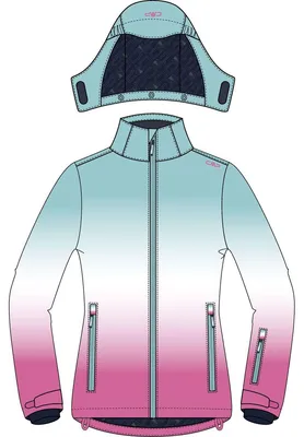 Produktbild von CMP Kinder Skijacke G Jacket Snaps Hood 128
