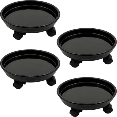 Productafbeelding van Plantenroller, rond, 24 cm diameter, 4 stuks, flexibel voor planten