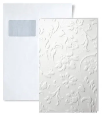 Imagen del producto de 1 MUESTRA WallFace S-13473-SA DIN A5 | Panel de pared FLORAL WHITE