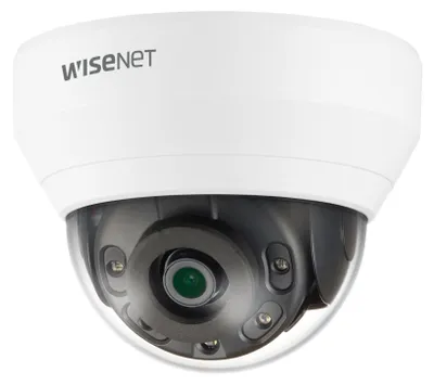 Image de Hanwha Techwin Hanwha QND-7012R, caméra de sécurité IP, d'intérieur, filaire, pour montage au plafond ou mural, blanche, dôme