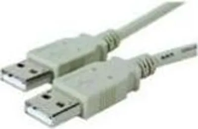 Image de MicroConnect USB2.0 A-A 1m M-M, Gris