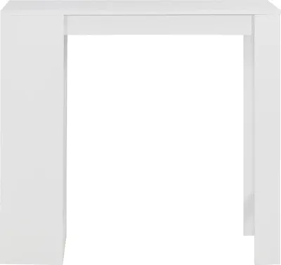 Obrázek produktu pro vidaXL Barový stůl s policí bílý 110x50x103 cm