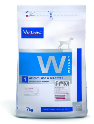 Produktbild von Hundekroketten Veterinär HPM Hund W1 Gewichtsverlust & Diabetes - Virbac