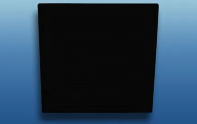 Produktbild von Lüftungsgitter MV mit Flansch Größe: Ø150 186x186mm Farbe: schwarz