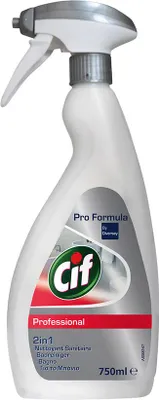 Produktbild von CIF Badreiniger Cif Professional, 2-in-1, Reiniger und Entkalker, 750 ml