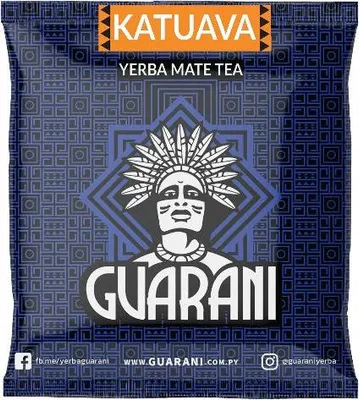 Zdjęcie produktu dla Guarani – herbata mate Katuava, próbka 50 g – z catuabą i miętą – dymny aromat, dużo pyłu – naturalny afrodyzjak – intensywna yerba mate – Paragwaj