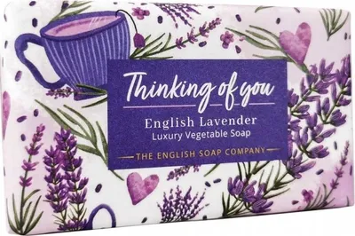 Produktbild von The English Soap Company hat mir den Namen „Thinking of you Lavender“ gegeben, 190 g