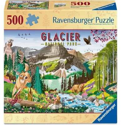 Zdjęcie produktu dla RAVENSBURGER Puzzle – Park Narodowy: Lodowiec, 500 elementów