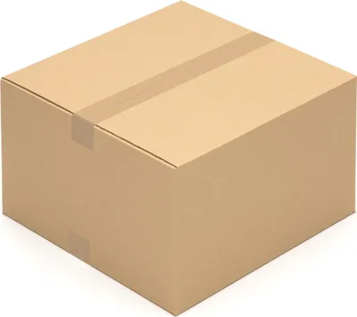 Produktbild von 25 Stück Faltkartons 400 x 400 x 250 mm - Falt Karton braun - 1 wellig