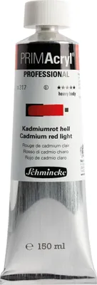 PRIMAcryl - Kadmiumrot hell - 150ml Feinste Künstler Acrylfarbe Schmincke 13 317 019