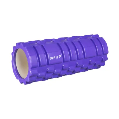 Zdjęcie produktu dla DrFit Roller do rehabilitacji z wypustkami ø15x33 cm fioletowy