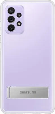 Image de Coque pour Samsung Galaxy A72 4G Standing Fonction Stand Transparente Samsung