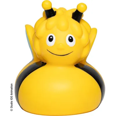 Produktbild von Schnabels Badeente "Biene Maja", Quietschente gelb - schwarz,