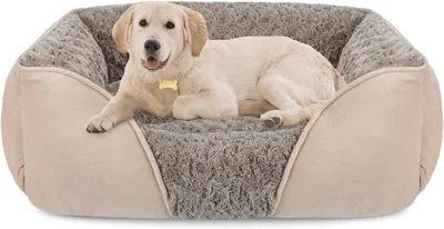 Immagine prodotto di Cuccia per cani, grande, rettangolare, ortopedica, lavabile, morbida e confortevole