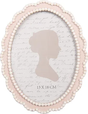 Image de Clayre & Eef Cadre photo 13x18 cm rose plastique