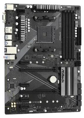 Produktbild von Asrock B450 Pro4 R2.0, AMD, Sockel AM4, AMD Athlon, AMD Ryzen 3000 Series, AMD Ryzen 5000 Series, DDR4-SDRAM, 128 GB, DIMM