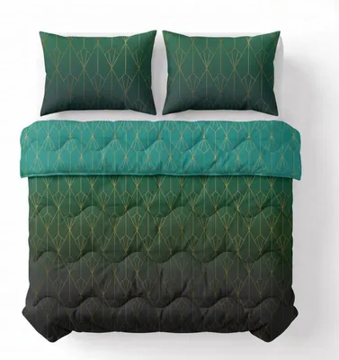 Imagen del producto de Sleeptime. Edredón "Lazy", color verde, 200 x 220 cm