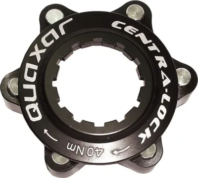 Produktbild von Quaxar Centerlock-Adapter inkl. Rockring, schwarz
