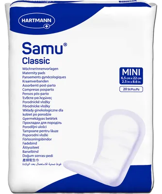 Produktbild von Samu Classic Mini Wöchnerinnenvorlagen, 20 St. Pants