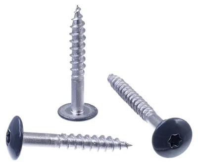 Produktbild von SECCARO Fassadenschraube 4,8 x 32 mm, RAL 7016 anthrazitgrau, Edelstahl A2, Trespo, Flachrundkopf, TX / Innensechsrund, 100 Stück