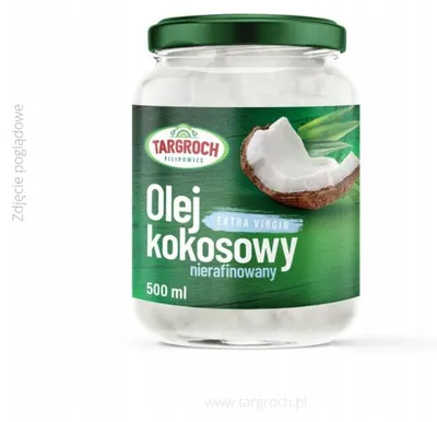 Produktbild von Kokosöl, nativ, kaltgepresst, 500m, Marke: Targroch