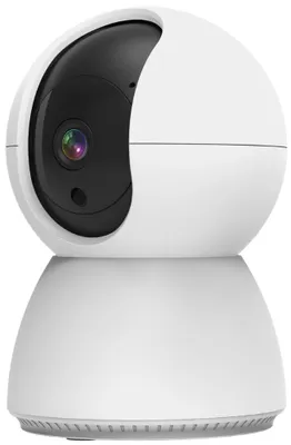 Productafbeelding van UMAX U-Smart Camera C3, binnencamera, 1080P, 2 megapixels, Wi-Fi, bewegingsdetectie, nachtzicht, H264+, SD-kaartslot, compatibel met Android, iOS en Linux, wit