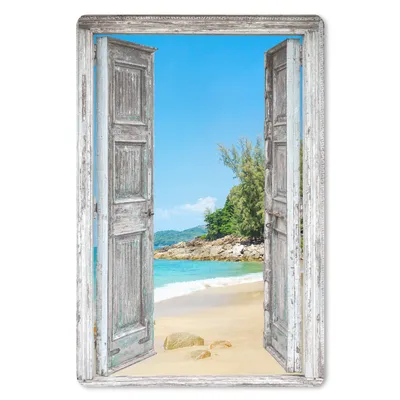 Produktbild von MuchoWow® Mauspad Mousepad Strand - Ausblick - Sommer - Tropisch 40x60 cm - Mousepads - Maus Mat - Pad - Mausunterlage - Schreibtisch Accesoire