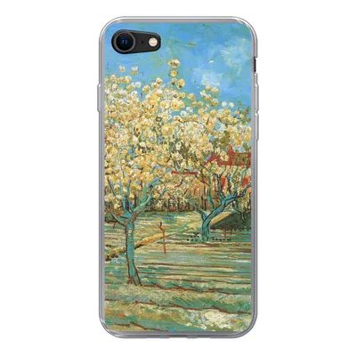 Produktbild von MuchoWow® Handyhülle Schutzhülle Hülle für iPhone 8 Blühender Obstgarten - Vincent van Gogh Silikon Softcase Handy Hülle - Schutzhaube