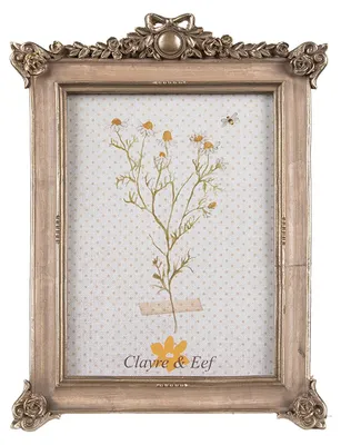 Zdjęcie produktu dla Ramka na zdjęcia Clayre & Eef 13x18 cm złota polyresin