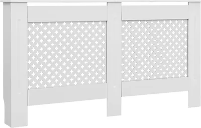 Obrázek produktu pro Kryt na radiátor bílý 152x19x81,5 cm MDF