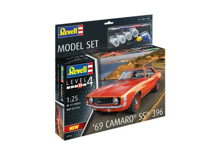Obrázek produktu pro Revell 67712 Model Set 69 Camaro SS 396 Automodell Bausatz 1:25 (67712)
