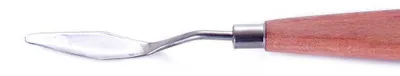 Spachtel Nr. 04, 18 x 4 cm, Metall mit Holzgriff