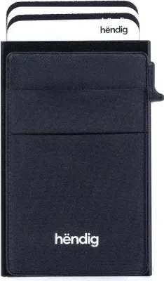 Produktbild von Famanu Kartenhalter 11 Karten + Bargeldschutz mit RFID - Schwarz