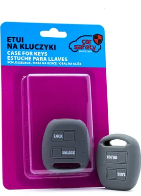 Produktbild von Silikonhülle Schlüsselcover GRAU für Toyota