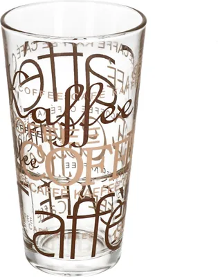 Produktbild von Latte Macchiato Glas 39cl stapelbar Coffee Dekor