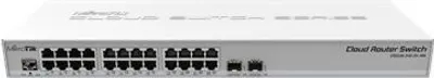 Obrázek produktu pro Mikrotik CRS326-24G-2S+RM, Řízený, L2, Gigabit Ethernet (10/100/1000)