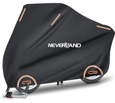 Produktbild von Motorrad Abdeckplane XL Wasserdicht Sonnenschutz 210D Oxford 245x105x125cm Schwarz