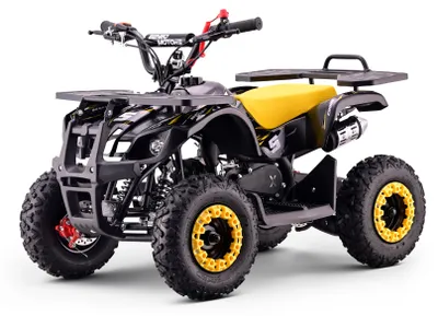 Produktbild von Benzin-Quad für Kinder Beneo Motors COBRA 49 cc – Gelb, Zweitaktmotor 1,5 kW, Automatikkupplung, Scheibenbremsen, verstellbarer Geschwindigkeitsbegrenzer