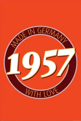 Produktbild von Geburtstagsposter - Poster - 1957 - Germany + Ü-Poster
