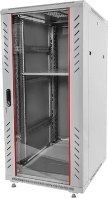 Zdjęcie produktu dla Szafa Rack NETBERG 19" 28U 600x800mm serwerowa instalacyjna na elektronikę stojąca szara