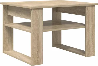 Productafbeelding van vidaXL Salontafel Sonoma-eik, 64 x 54 x 44 cm, houtvezel