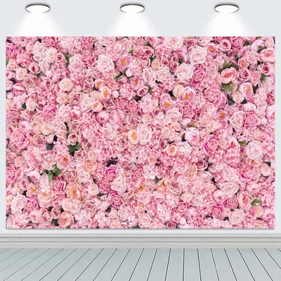 Productafbeelding van Solidchoice - 8x6FT Rozen Achtergrond voor Verjaardag en Bruiloften